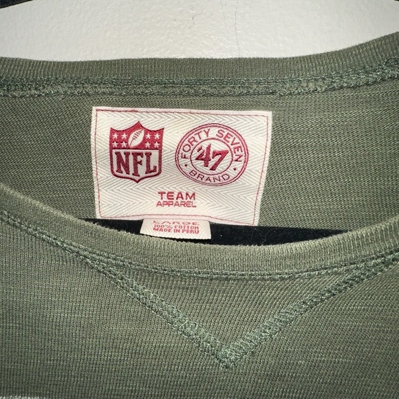 Green Bay Packers 47 Brand Vintage Forty Seven Long Sleeve Shirt. Size Large - Picture 4 of 6